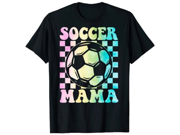 Colorful Mama Soccer T-Shirt: A Bold Graphics Choice
