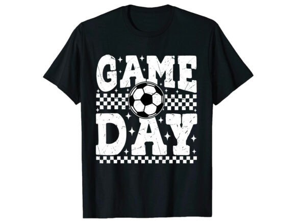Game Day Soccer Fan T-Shirt: A Bold Embroidery Choice