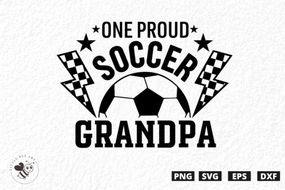 One Proud Soccer Grandpa SVG: A Versatile T-Shirt Design Graphic