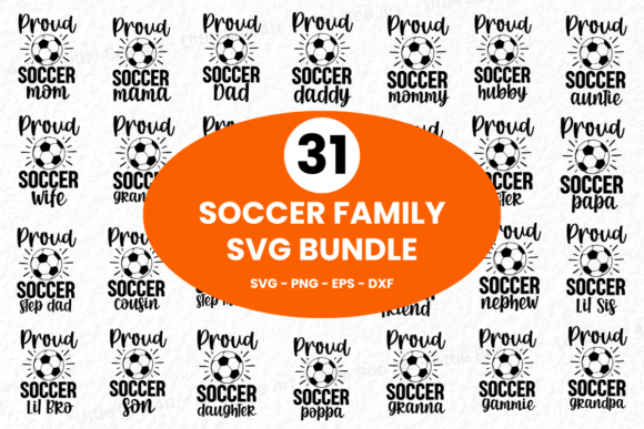 Review: 31 Soccer Family SVG Bundle - Vol 5