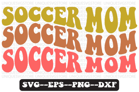 Review: Soccer Mom Groovy Retro Svg Design for Graphics and T-Shirt Designs