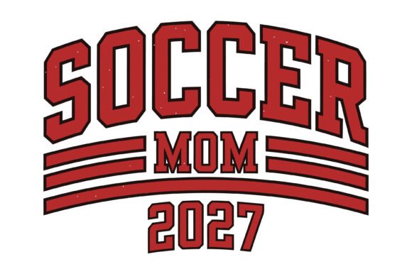 Soccer Mom 2027 Vintage Design for T-Shirt Graphics