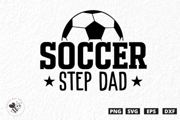 Soccer Step Dad SVG: Perfect for T-Shirt Designs and Graphics