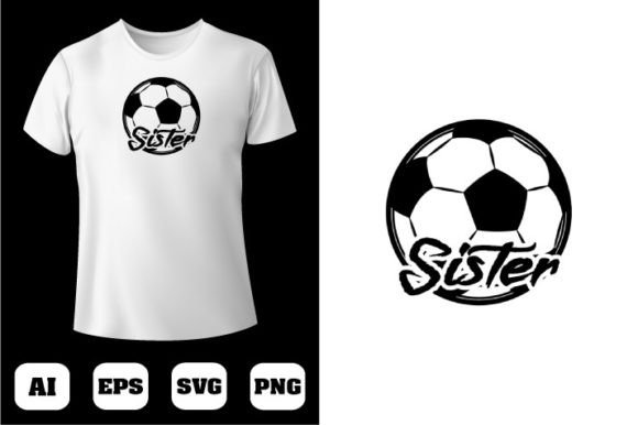 Soccer T-shirt Design 20: A Versatile Graphics Asset