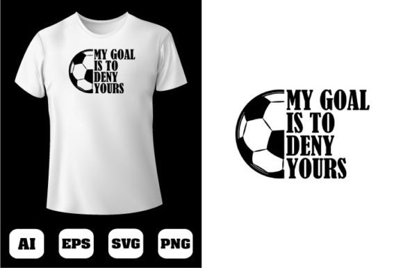 Soccer T-shirt Design 51: A Versatile Graphic for Publishers