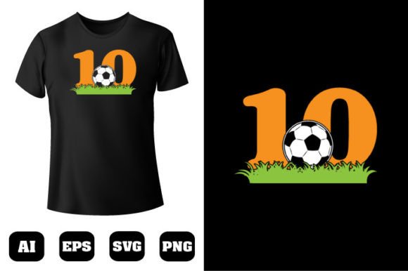 Soccer T-shirt Design 95: A Versatile Embroidery Choice