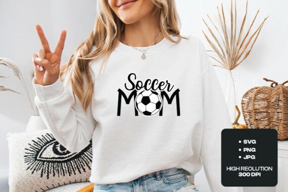Stylish Soccer Mom SVG Sports Design